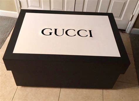 gucci shoes box size|Gucci shoe box for sale.